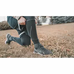 Високі водонепроникні шкарпетки Dexshell Compression Mudder (Чорні із сірим) S - мініатюра 7