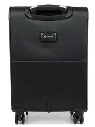 Валіза Малий (S) Airtex 825 55х35х20 см 27 л тканинний 4 колеса Чорний - мініатюра 4