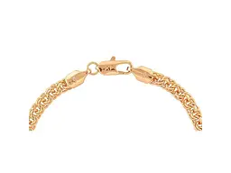 Браслет XUPING Позолота 18K "Ланцюжок Бісмарк" 20.5см х 5мм (335235) - мініатюра 2