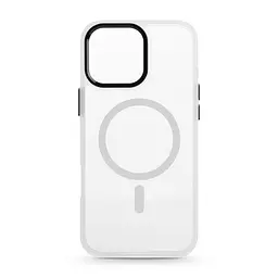 Чехол Apple iPhone 16 Pro Max, Unit MagSafe, белый, прозрачный, магсейф, противоударный, магнитный, панель-накладка с поддержкой MagSafe, с поддержкой беспроводной зарядки, TPU+PC, защита всего корпуса, ударопрочный, ArmorStandart (ARM78716)