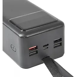 Power Bank 40000mAh зі наскрізною зарядкою портативна батарея для смартфона планшета роутера USB зовнішній акумулятор повербанк із швидкою зарядкою 22.5W ліхтариком та дисплеєм Lenyes PX 42ID - мініатюра 3