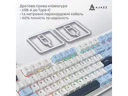 Клавіатура Ajazz AK980 Max Magnetic Switch Blue/White/Dark Blue (AK980-MAX-M-BWDB) - мініатюра 7