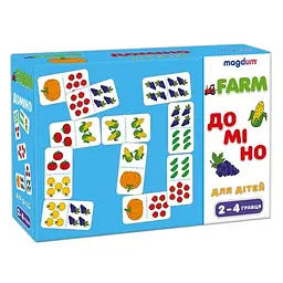 Гра настільна розвиваюча Доміно Фрукти-овочі Ludum ME5032-23 (4820215155236) shop (4820215155236)
