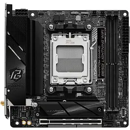 ASRock B650I LIGHTNING WIFI(AM5/B650, 2*DDR5, 1xPCIex16, HDMI/DP, 2xSATAІІІ,2xM.2, 2.5GLan, mITX) - мініатюра 3