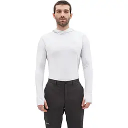Термофутболка чоловіча Turbat Hike Lite LS Hood Mens 3XL Світло-сірий