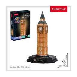 Пазл Cubic Fun Тривимірний пазл Night edition Біг Бен із LED-підсвічуванням (L537h) - мініатюра 2