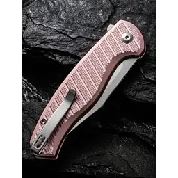 Ніж складаний туристичний Civivi Stormhowl, (8.4 см) Nitro-V / Aluminum рожевий - мініатюра 14