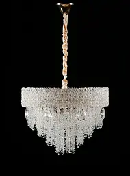 Підвісна кришталева люстра Splendid Ray L5744/500/6 (FGD), золото, 6 ламп E14, від 10-18 м² - мініатюра 3