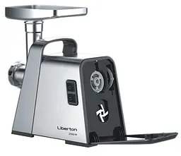 М'ясорубка Liberton LMG-20TG02S, Silver/Black, 2000W, продуктивність 1.4кг/хв, диски для помелу 3/5/7мм - мініатюра 3