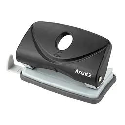 Дирокол Axent Welle-2 3810-01 10 аркушів з пластиковим верхом чорний