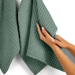 Рушник вафельний Meditative Greek Waffle 75х95см (Towel_60Meditative_GreekWaffle_75x95) - мініатюра 4