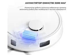 Робот-пилосос з вологим прибиранням Dreame Mova E20 Plus (RLE22GD) White - мініатюра 3