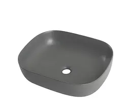 Умивальник накладний Mixxus Premium Diverse-0115 490x395x135 мм MP6650, Графит - мініатюра 9