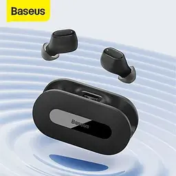 Бездротові навушники Baseus EZ10 (A00054300116-Z1) стерео гарнітура в кейсі чорна - мініатюра 5