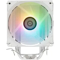 Кулер для процесора Qube ST-6U3-ST, White, алюміній/мідь, 1x120 мм ARGB, для Intel 1851/1700/1200/115x, AMD AM5/AM4, до 160 Вт - мініатюра 2