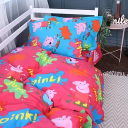 Комплект постільної білизни MirSon Kids Time 17-0507 Peppa дитячий - мініатюра 2