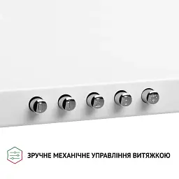 Витяжка купольна Perfelli K 6610 WH 1000 LED - мініатюра 4