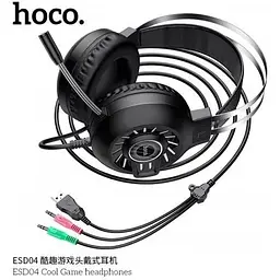 Навушники повнорозмірні Hoco Cool Game LED ESD04 Hi-Res - мініатюра 4