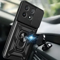 Чохол до мобільного телефона BeCover Military Poco X6 Pro Black (711157) - мініатюра 4