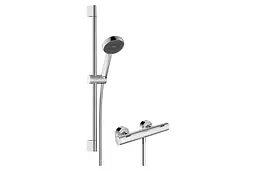 Душовий гарнітур Hansgrohe Activera Select S 65 см EcoSmart із термостатом Ecostat Fine chrome 28876000