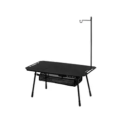 Складний стіл Naturehike CNK2450JJ025, 80х40 см, алюміній, чорний