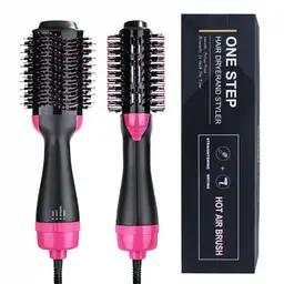Фен - щітка для волосся One Step Hair Dryer and Styler Стайлер з обертанням для укладання волосся 3 в 1 - мініатюра 6