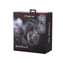 Провідна ігрова гарнітура Xtrike Me Gaming RGB Backlight GH-509, USB, 3.5mm, 2.1m, black - мініатюра 7