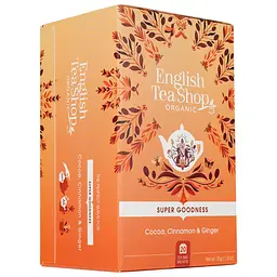 Суміш органічна English Tea Shop какао-кориця-імбир, 20 шт (818904) - мініатюра 2