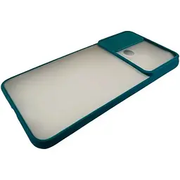 Бампер Totu Slide Camera Matt Case Xiaomi Redmi 10A Green - мініатюра 3