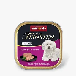Вологий корм для літніх собак Animonda Vom Feinsten Senior with Poultry + Lamb з птахом та ягнятим 150 г (арт.AM-82623)