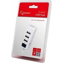 Концентратор Gembird 4 port USB 2.0 (UHB-U2P4-21) - мініатюра 3