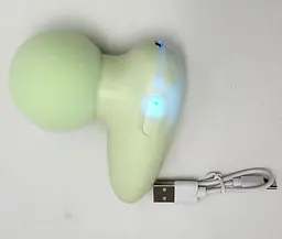 Масажер акумуляторний м'язовий ударний кишеньковий від USB для вібраційного масажу 6 режимів Fascial Gun UKC зелений - мініатюра 3