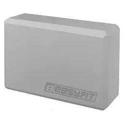 Блок для йоги EasyFit EVA Сірий
