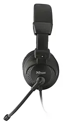 Навушники Trust Como Headset Black з мікрофоном - мініатюра 2
