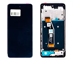 Дисплей Motorola XT2423 Moto G24 чорний + рамка