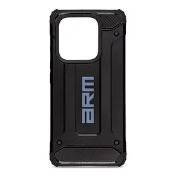 Чехол для Xiaomi Redmi Note 14 5G, Panzer, черный, противоударный, бронированный, милитари, панель-накладка, защита всего корпуса, защита дисплея и камеры, термополиуретан (TPU) + поликарбонат (PC), ArmorStandart (ARM79842)