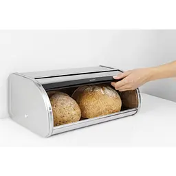 Хлібниця Brabantia Roll Top Bread Bin 17.3x44.5x26.2 см срібляста (348921) - мініатюра 6