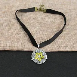 Намисто-чокер з медальйоном чаклунки Йенніфер Yennefer Відьмак 3 Дике полювання The Witcher TW 21.6 - мініатюра 4