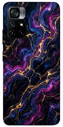 TPU чохол Demsky Purple space marble для Xiaomi Poco M4 Pro 5G