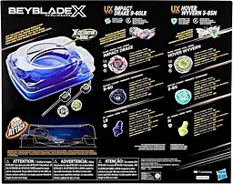 Ігровий набір Арена з Бейблейдами Hasbro Beyblade X Drop Attack Battle Set G0842 2 дзиги 2 пускові установки від 8 років (SKU-314) - мініатюра 10