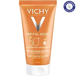 Сонцезахисний крем для обличчя потрійної дії Vichy Ideal Soleil Capital SPF 50+ 50 мл - мініатюра 2