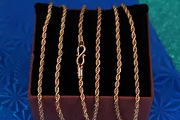Ланцюг Xuping Jewelry канатик 45 см 3 мм золотистий