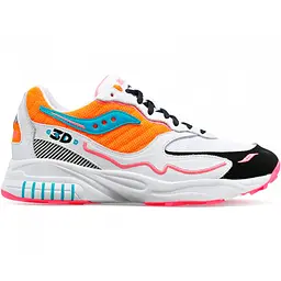 Кросівки Saucony 3D Grid Hurricane 41 White/Orange (1097-S70646-595) - мініатюра 2