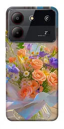 Чохол Demsky Яскравий букет для ZTE Blade A54 4G