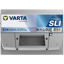 Акумулятор Varta Dynamic SLI 12В 56Аг 480А (EN) R+ (556400048) - мініатюра 4
