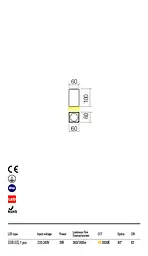 Стельовий світильник QUAD PL LED COB 3W IP65 DG 3000K (Sq)(5.1.2) Redo 90091 - мініатюра 3