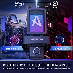Мікрофон конденсаторний Fifine Ampligame USB Black (Q8PRO) - мініатюра 7