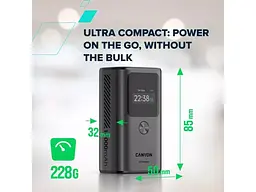 Зовнішній акумулятор (Power Bank) Canyon OnPower 130 10000mAh 30W Grey (CNS-CPB130DG) - мініатюра 6