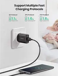 Мережевий зарядний пристрій Ugreen CD122 18 W USB QC 3.0 Charger Black (70273) - мініатюра 3