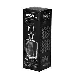 Графин для віскі Krosno Caro, скло, 1 л (791289) - мініатюра 3